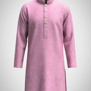 এক্সক্লুসিভ রোজ কালার ‘কাতান ফেব্রিক্স’ প্রিমিয়াম পাঞ্জাবি